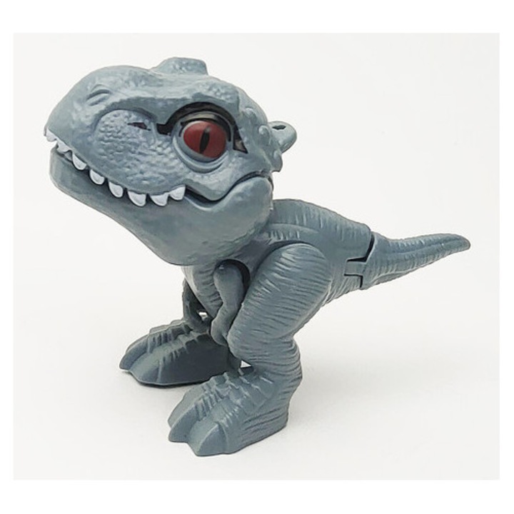 Марионетка за пръсти Dino сиво ABCognify — интерактивна играчка за деца 3–8, идеална за партита и образователни дейности