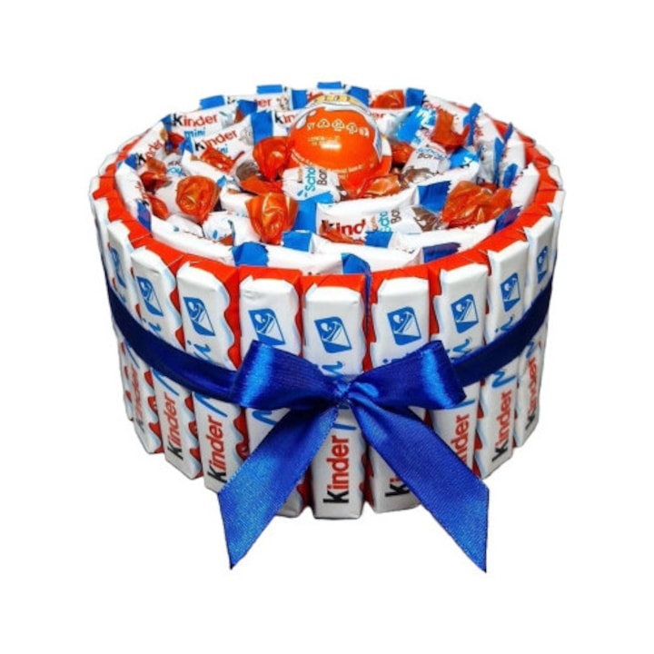 Cosulet cu diverse sortimente de ciocolata si bomboane, 76 de produse