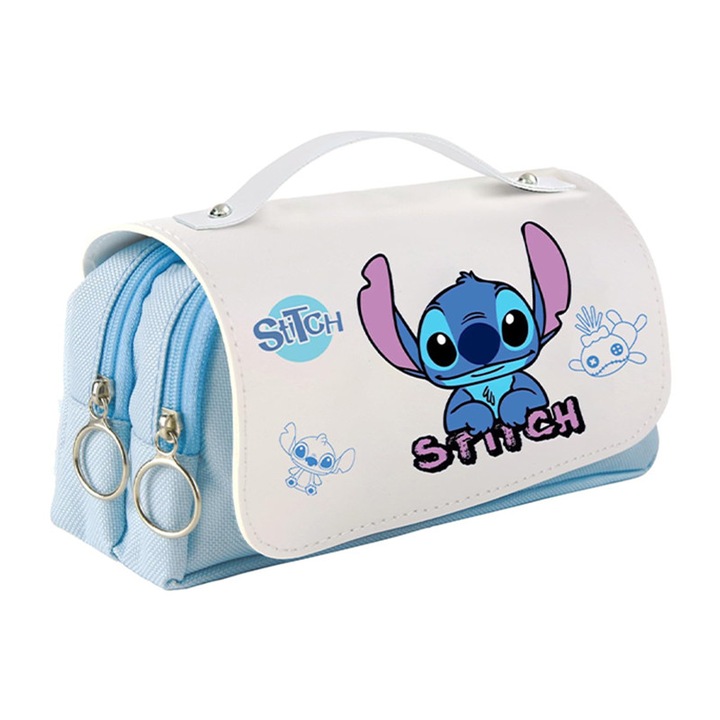 Penare Rqiurpn, design anime, capacitate mare, 21x10x7cm, multicolor