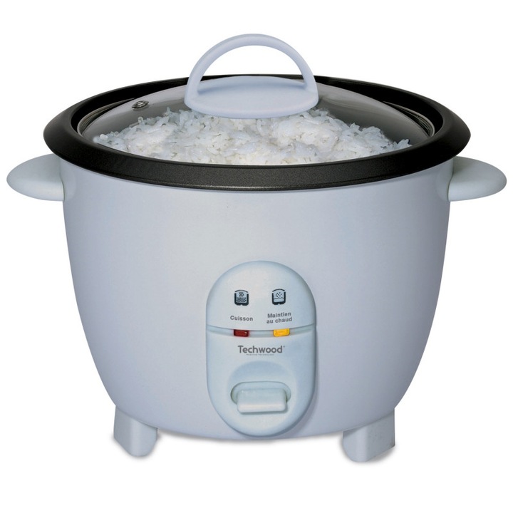 Rizsfőző Techwood TCR-102, 400W, 1 L, Melegen tartás, Fehér