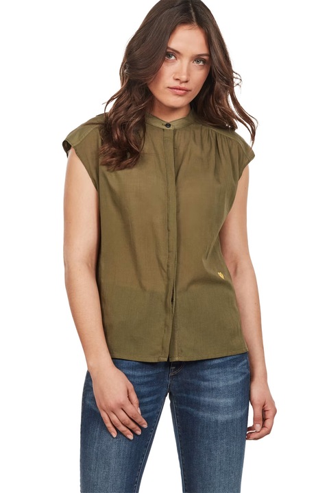 Cămașă de damă G-Star RAW Parge Shirt, Ameri Voile, Verde, S