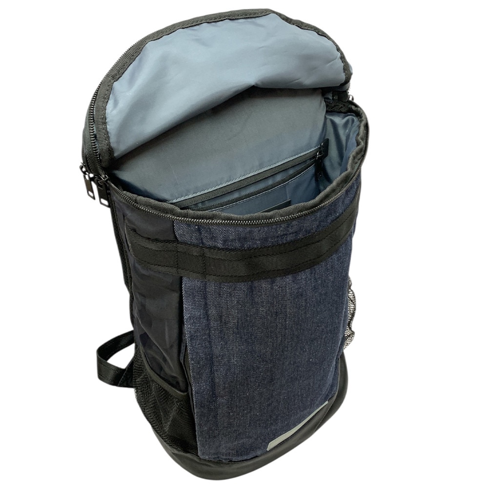 Rucsac pentru laptop Diesel 2154015 16121-22, Pentru 15.6", 16", Accente din denim, 24 l, 48cm x 27cm x 19cm, Negru/Bleumarin