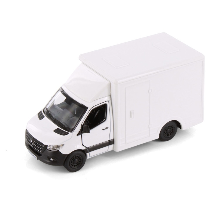 Mercedes-Benz Sprinter fém makett, Fehér, 1:48