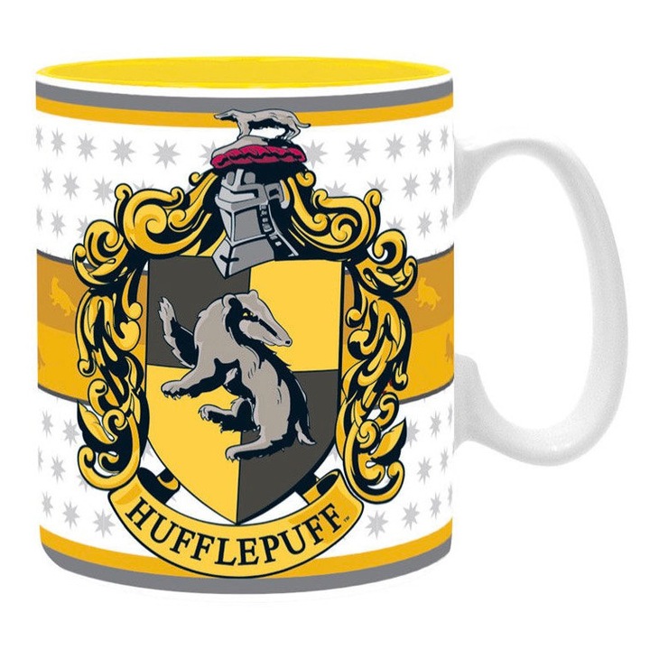 Чаша 460 мл, HARRY POTTER, Hufflepuff House, С кутия