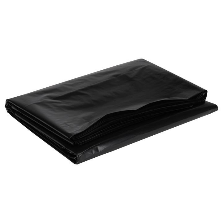 Торби за смет Euro-Box, комплект 10 бр., 100x125см, 240Л, 50 микрона, черен