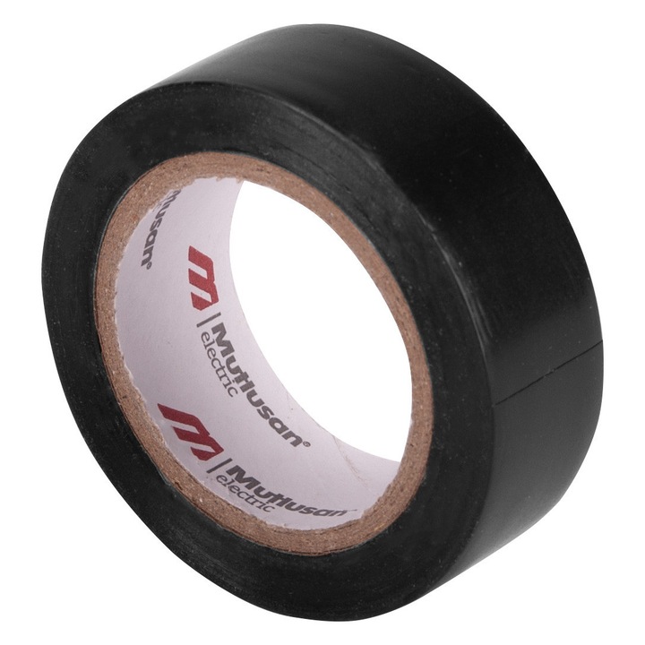 Banda izolatoare PVC Euro-Box, 19mm x 9m, rezistenta la apa, neagra, 1 rola