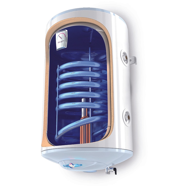 Електрически бойлер със серпентина Tesy GCV6S 80 44 20 B11 TSRCP, BiLight с високоефективна серпентина, 79 л., Клас C, Вертикален, десен