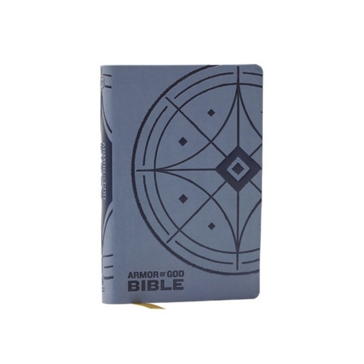 Nkjv Armor Of God Bible, Blue/gray Leathersoft (children's Bible, Red Letter, Comfort Print, Holy Bible): New King James Version -