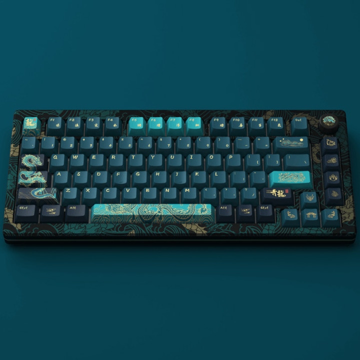 Механична клавиатура Akko MOD007V3 HE Year Of Dragon, USB, RGB подсветка