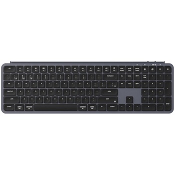 Tastatura wireless Keychron B6 Pro, ultra-slim, negru/gri