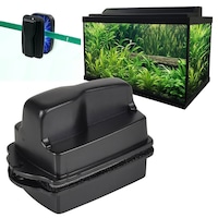 Magnet acvariu 5x3 cm pentru curatat geam acvariu, magnet sters acvariu negru, magnet pentru curatarea geamului acvariului