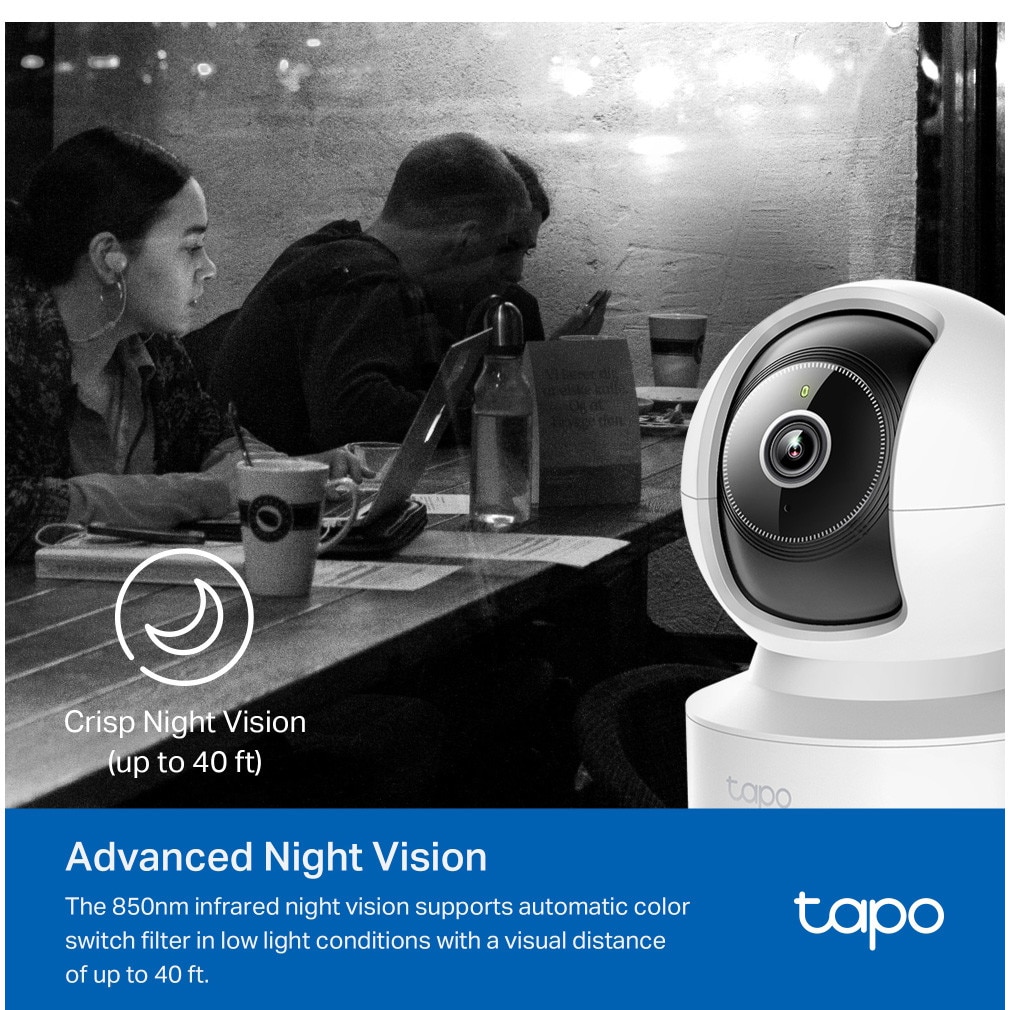 Camera de supraveghere Wireless TP-Link Tapo C232 cu Pan/Tilt 360
