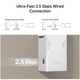 Range Extender TP-Link RE235BE, BE3600, Wi-Fi 7 Dual-Band, 1 x 2.5 Gbps port, tehnologie EasyMesh, MLO