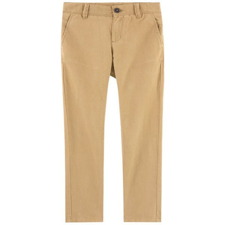 Pantaloni băieți, BOSS Kids, bumbac, maro, 146-156 cm