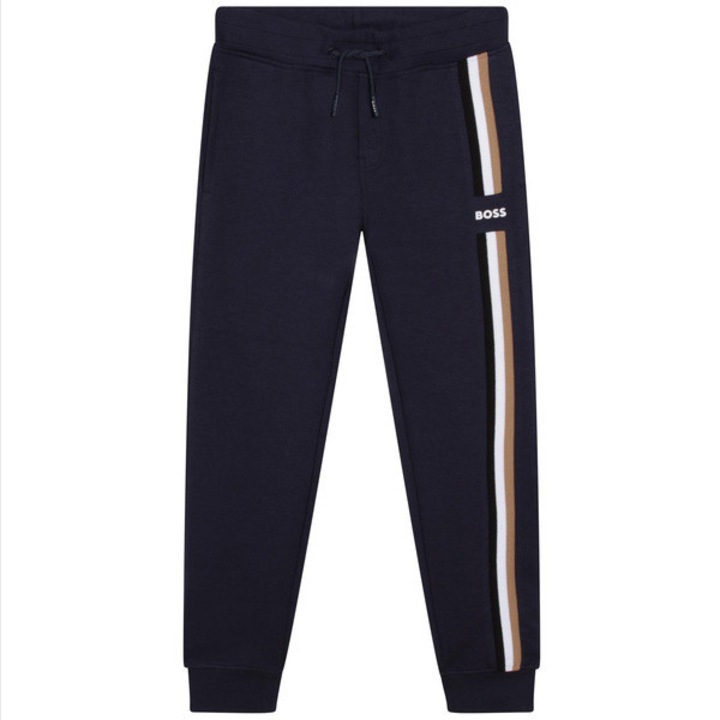 BOSS Kids gyermeknadrág, melegítő, tengerészkék, 16 év, 174 cm