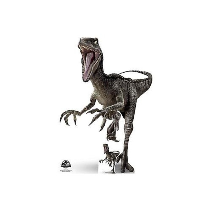 Figurina Velociraptor Blue Jurassic World dimensiune naturala