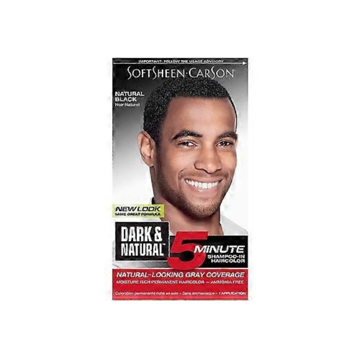 Sampon de par Dark And Natural, 5 minute, negru natural, 1 buc.