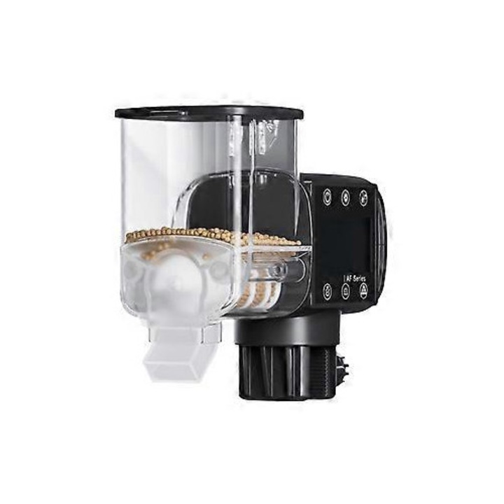 Hranitoare acvarii, alimentator automat pentru broaste testoase, cu timer, alimentat cu baterii