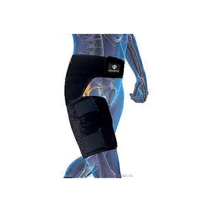 Suport ortopedic pentru sold, orteza ajustabila pentru dureri de sciatica, compresie hamstring
