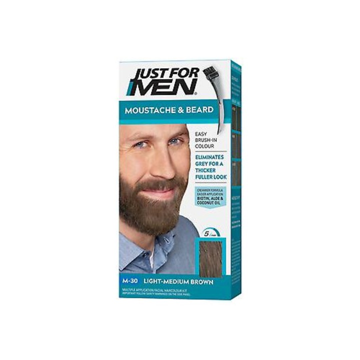 Szakállfesték, Közepes Világos Gesztenyebarna, szakáll- és bajuszápoló termékek, Just For Men