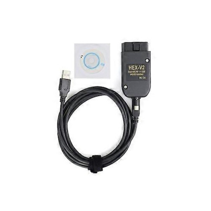 Autódiagnosztikai teszter VAG-COM VCDS Premium, interfész és szoftver mellékelve