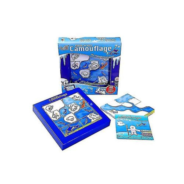 Игра на интелигентност, IQ предизвикателства, камуфлирана полярна мечка, детски комплект