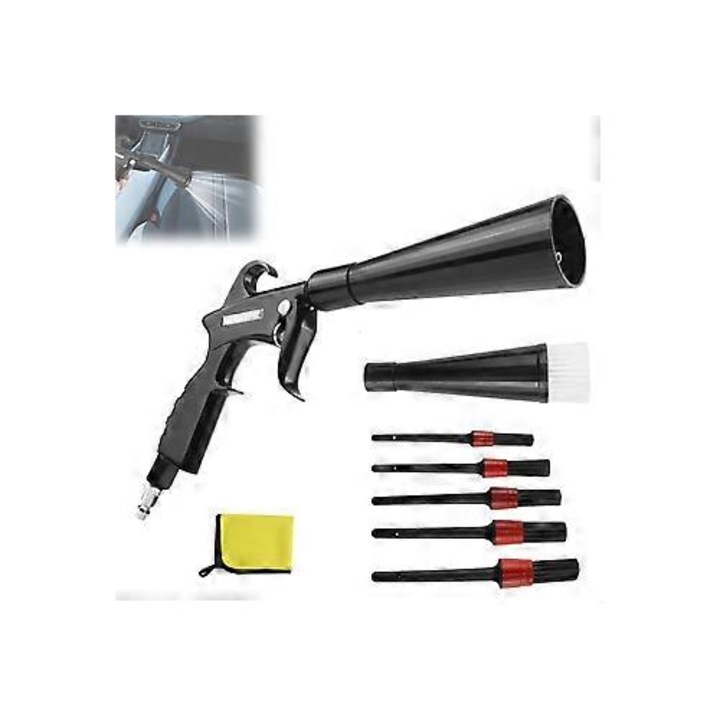 Unealta pneumatica General Twister pentru suflare, set accesorii compresoare