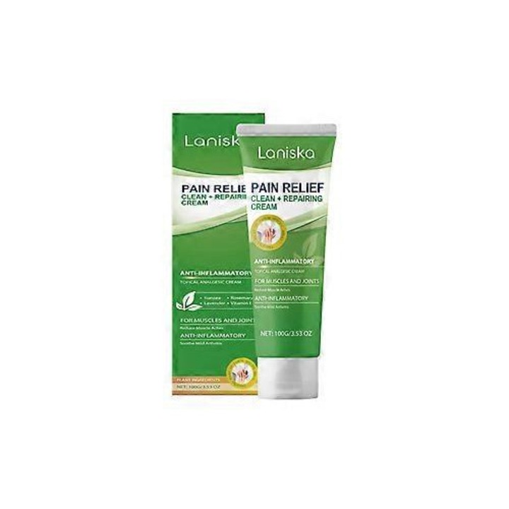 Ízületi fájdalomcsillapító krém, relaxáló masszázs, rozmaring és levendula olaj, 100ml