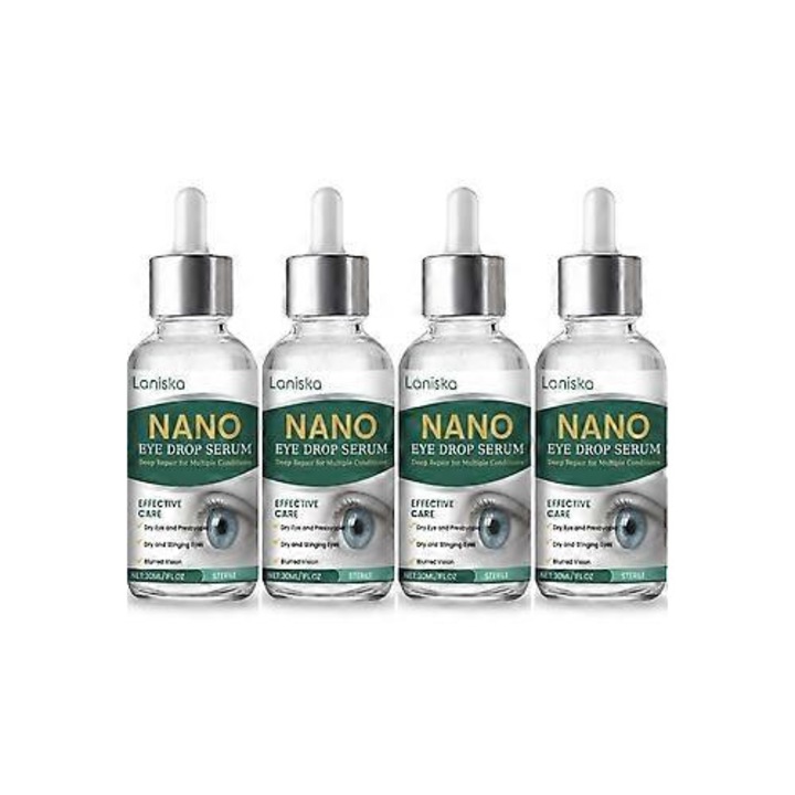 Serum picaturi pentru ochi, solutie sterila pentru uscaciune si oboseala oculara, 10ml set 4
