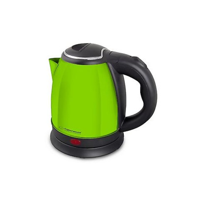 Fierbator electric, Maestro, 1.7 L, 2200 W, Plastic, Negru/Argintiu