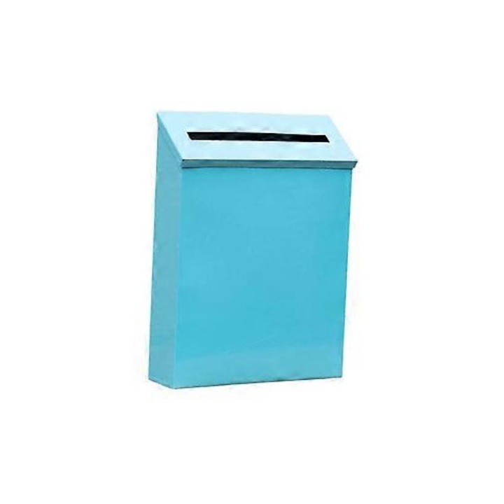 Falra szerelhető postaláda, nagy kapacitású, fém, 8.66x2.36x11.42 hüvelyk