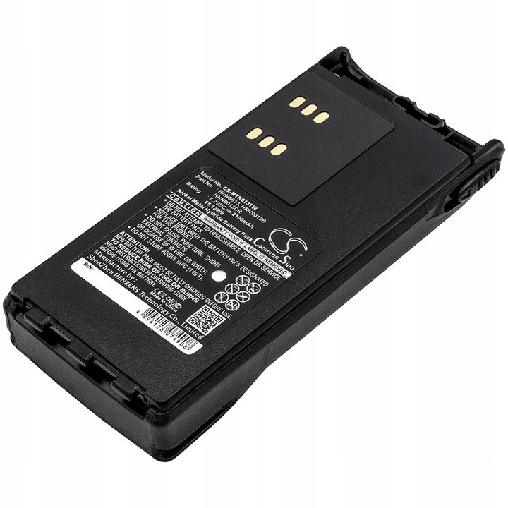 Baterie, Cameron Sino, cs-mtk013tw, 2100mAh, Ni-MH, pentru statii radio Motorola, fara efect de memorie, calitate inalta, certificat CE, neagra, 1 bucata, plastic, dimensiuni: 124x59.9x34.9 mm, greutate: 267 g, tensiune: 7.2 V