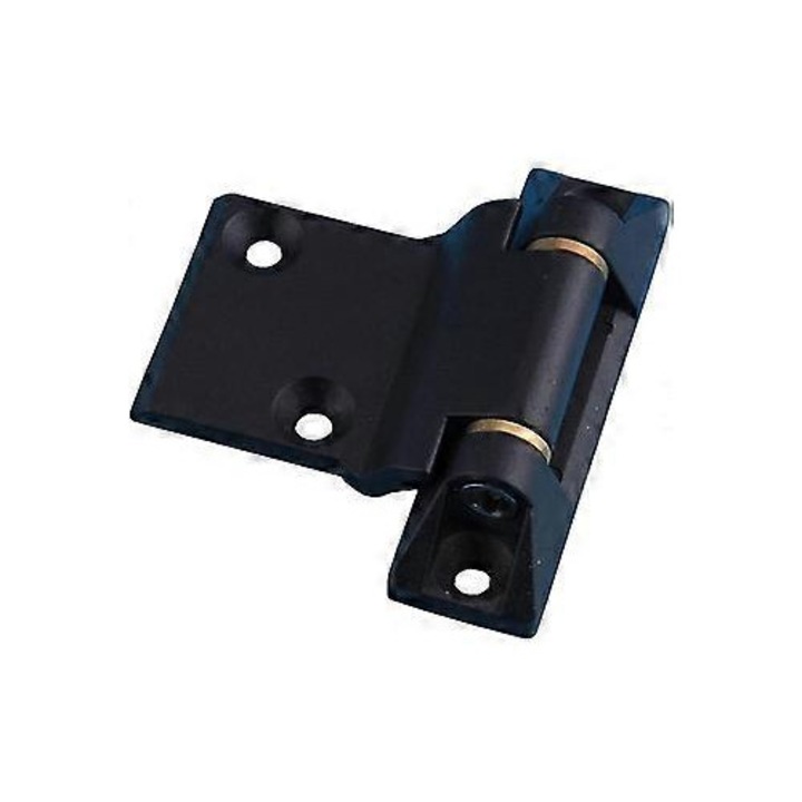 Nagy teherbírású ipari zsanérok cinkötvözetből, vastagított zsanér, fekete