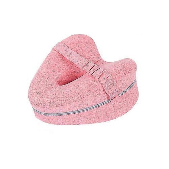 Ortopéd térdpárna, memóriahabos, oldalt alváshoz, 25x20cm