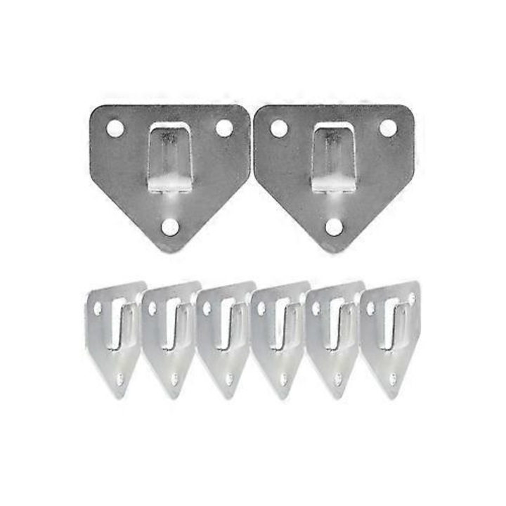 Set 8 suporturi pentru stingatoare de incendiu, prindere pe perete