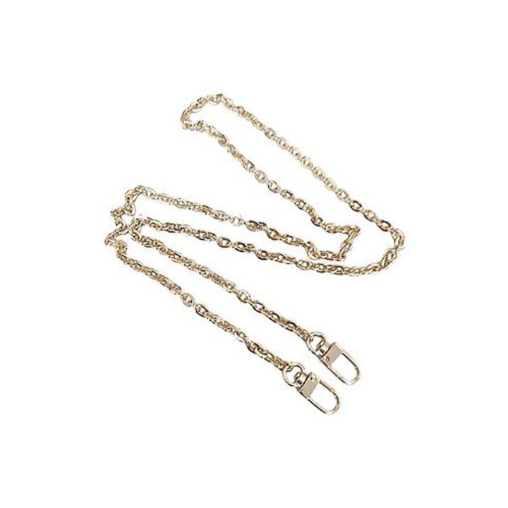 Fém táskapánt, 120cm, arany