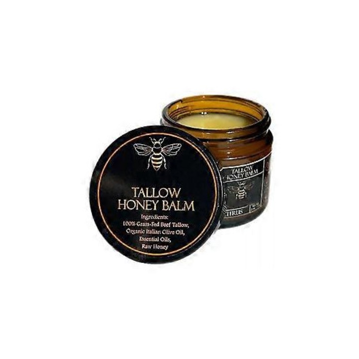 Balzsam fűvel táplált marhafaggyúból, méz