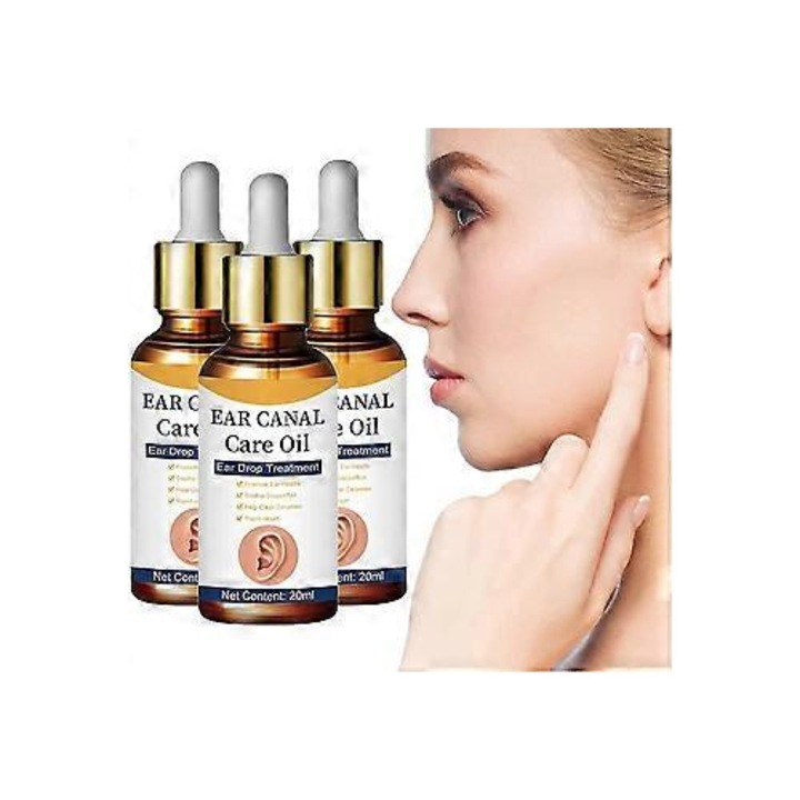 Ulei organic pentru ingrijirea canalului auditiv, 20ml
