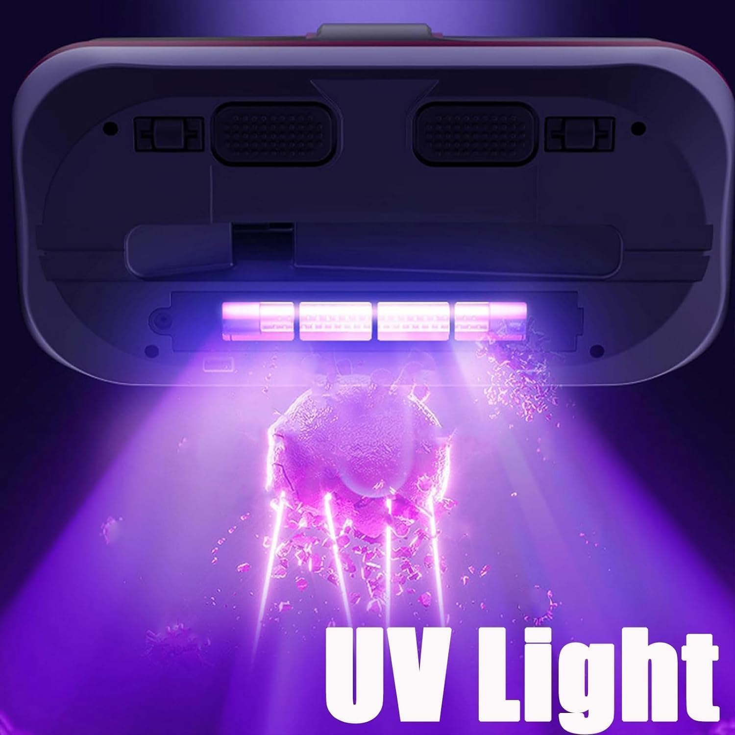 Aspirator UV ANTI acarien, Omelivon®, 2025 Nou aspirator de pat Puresleepy Pro de 12000pa, masina de curatat saltea Curatator profund cu lumina UV-C, 8,000 de vibratii pe minut