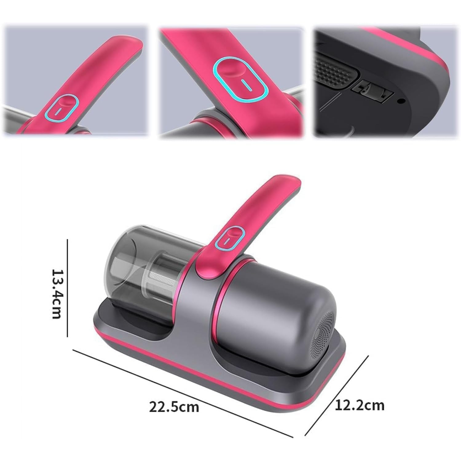 Aspirator UV ANTI acarien, Omelivon®, 2025 Nou aspirator de pat Puresleepy Pro de 12000pa, masina de curatat saltea Curatator profund cu lumina UV-C, 8,000 de vibratii pe minut