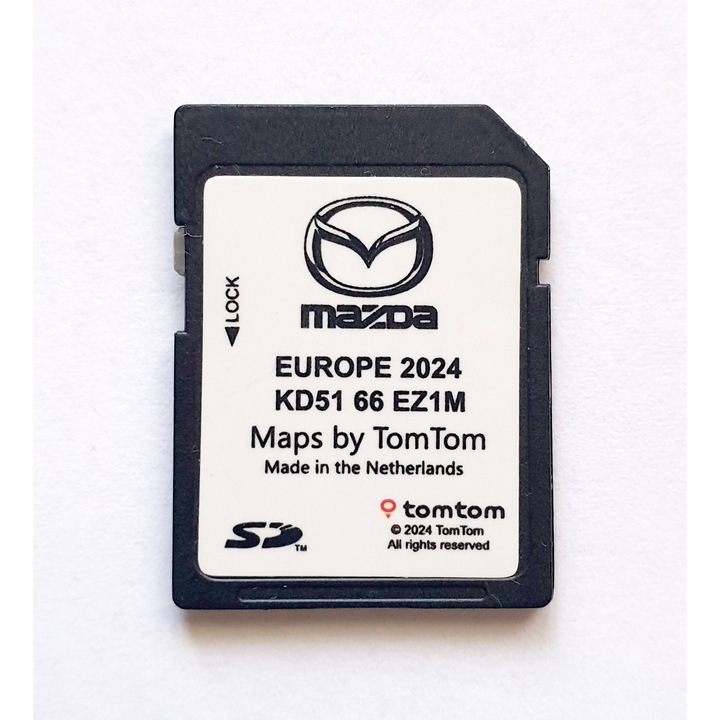 Card SD Harti Navigatie GPS Mazda NB1 TomTom, Europa, Romania detaliata complet la zi 2026 Mazda 6 fabricatie 2013 – 2014 si Mazda CX-5 fabricatie 2012 – 2014