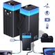 Baterie Externa, Suness, 60000mAh, 22.5W, PD 3.0 + QC 3.0, 9 moduri de iluminare ambientala si 3 moduri de lanterna, afisaj LED, cu maner, Dispune de 5 porturi de iesire si 2 porturi de intrare, 6,9x5,8x15,0cm, Compatibil cu toate disp