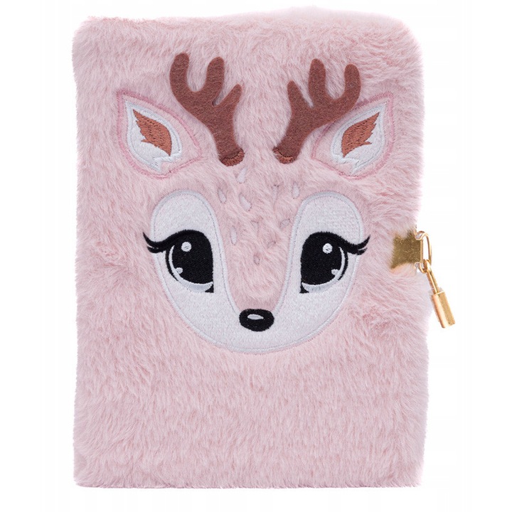 Jurnal Cu Lacat, Astra, Motiv Baby Dear, Tip Pagini Cu Linii, Durabil, De Inalta Caliate, Usoar, Gramaj Hartie 70 G/M², Dimensiuni 19 x 9 x 8 cm, Multicolor, 1 Jurnal