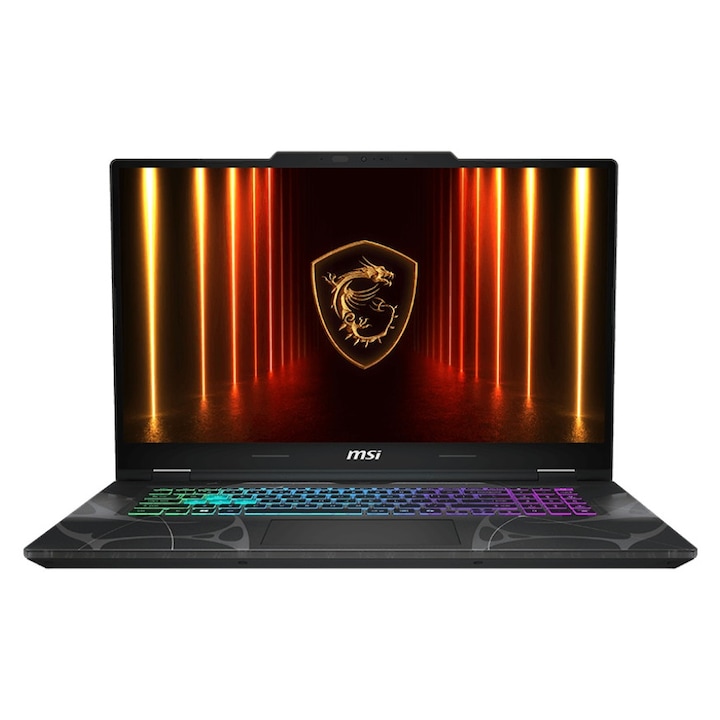 Laptop MSI Gaming Cyborg 15 B2RWFKG-073XRO, 15.6" FHD (1920x1080), 144Hz, IPS-szintű, Intel® Core™ 7 processzor 240H, 10 mag (6 P-mag + 4 E-mag), 16 szál, 24 MB Intel® Smart Cache, Max. turbófrekvencia 5.2 GHz, dedikált videókártya NVIDIA® GeForce RTX™