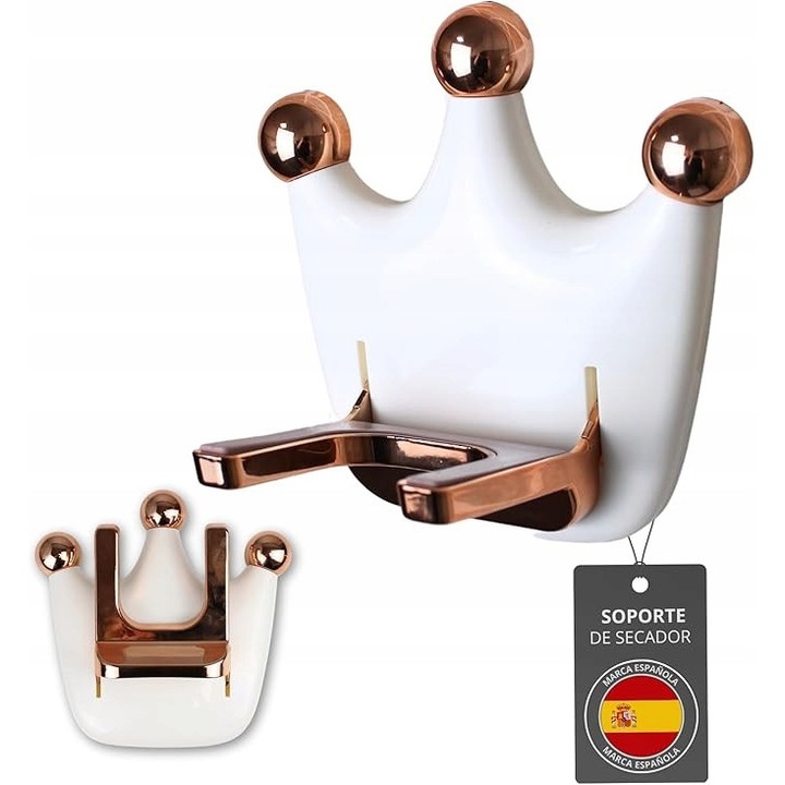 Suport Carlig Umeras pentru uscator de par placa de indreptat autocolant Organizator