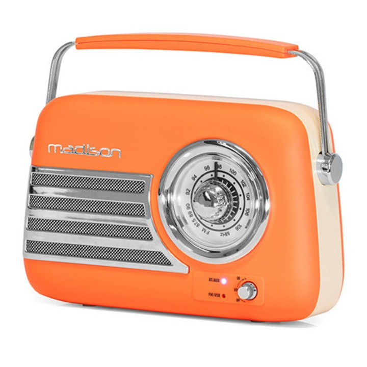 Radio fm portabil nostalgia 30w cu functie or-mat