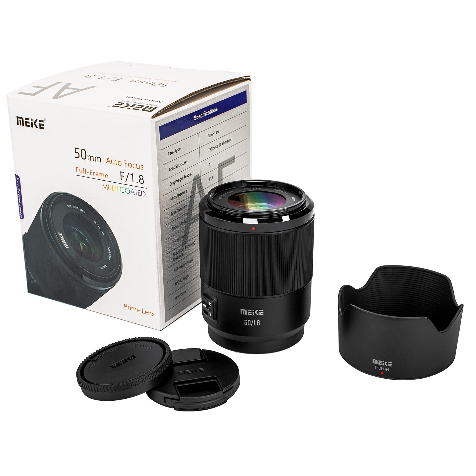 Obiectiv Meike 50mm F1.8 AF STM pentru Nikon Z, autofocus, compact
