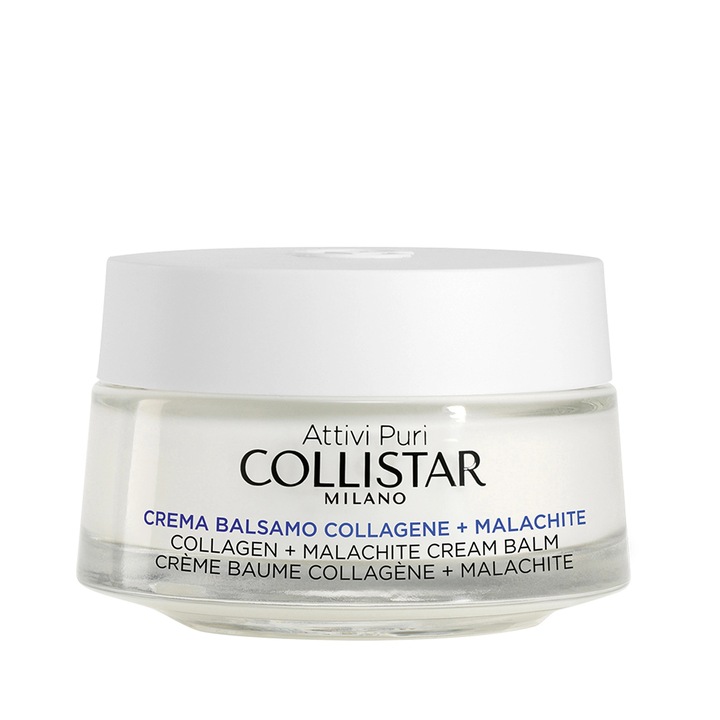 Collistar Attivi Puri – Ránctalanító Krém-Balzsam Kollagénnel és Malachittal, Feszesség és Regeneráció, 50 ml