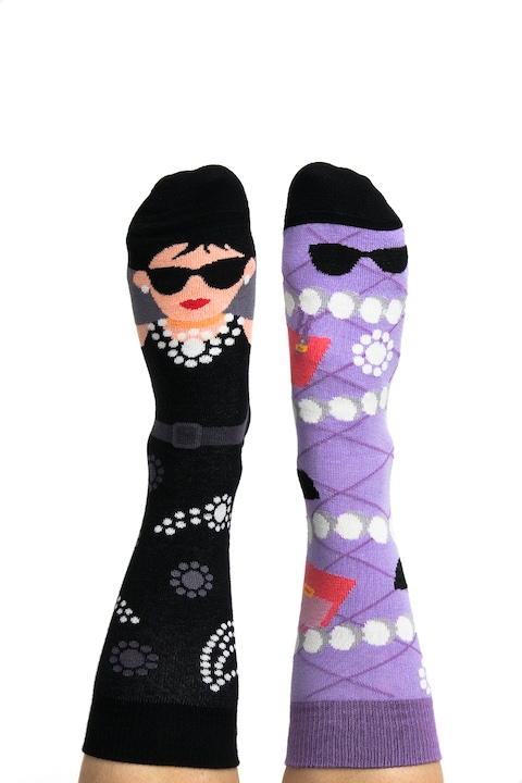 Sosete lungi colorate Audrey Bumbac Nanushki, Multicolor