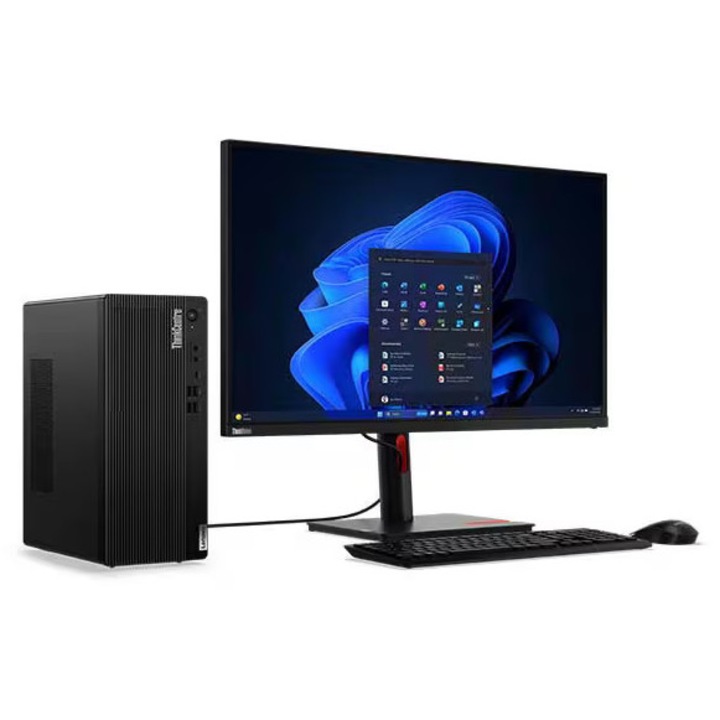 Pachet PC M70t Gen 5 Desktop (ThinkCentre) - Type 12U0 + Monitor ThinkVision T24v-30 - Type 63D8